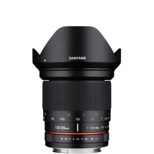 Samyang 20mm F1.8 UMC Full Frame Camera Lens (Canon EF) SAMYANG