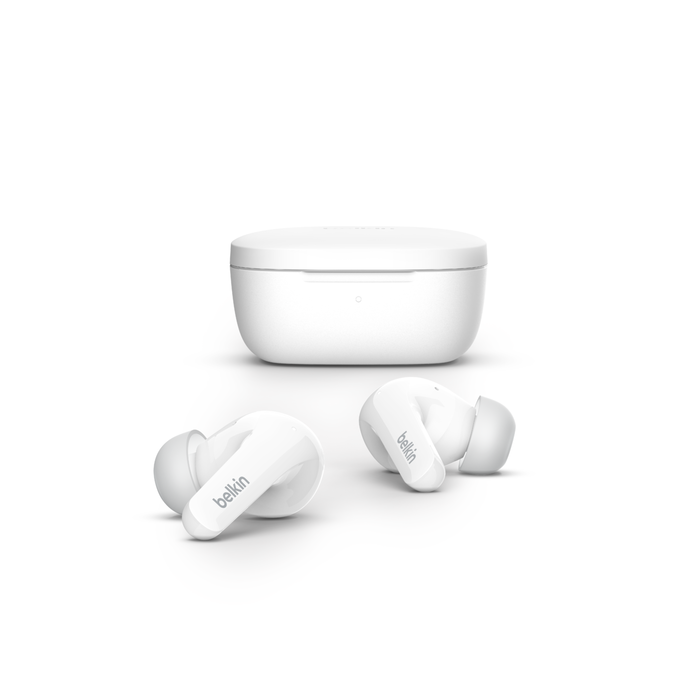 Belkin Soundform Flow TWS Earbuds (White, AUC006BT) Belkin
