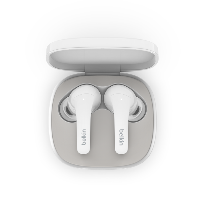 Belkin Soundform Flow TWS Earbuds (White, AUC006BT) Belkin
