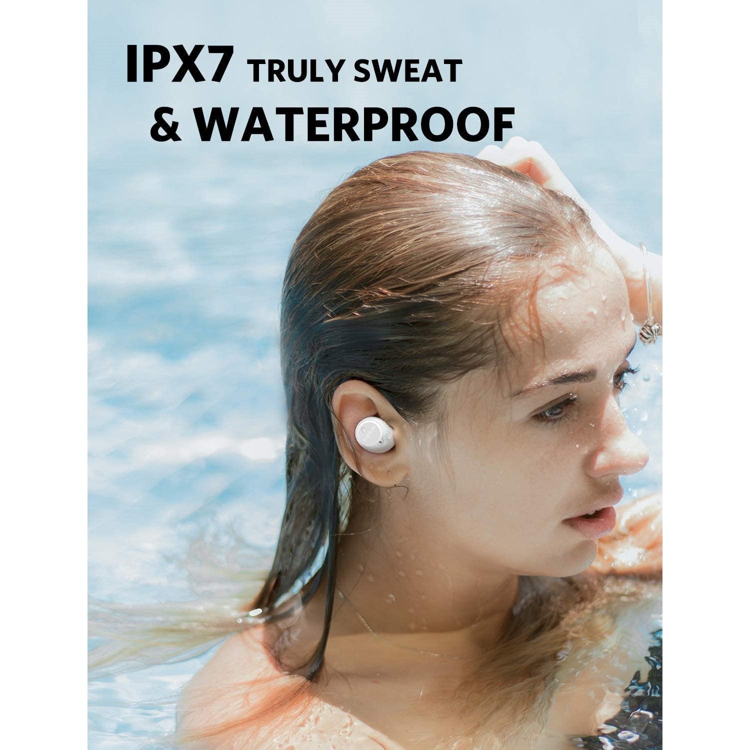 EarFun TW100 True Wireless Bluetooth Earbuds - White Earfun