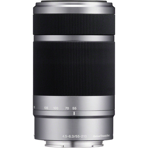 Sony E 55-210mm f/4.5-6.3 OSS Lens (Silver) Sony