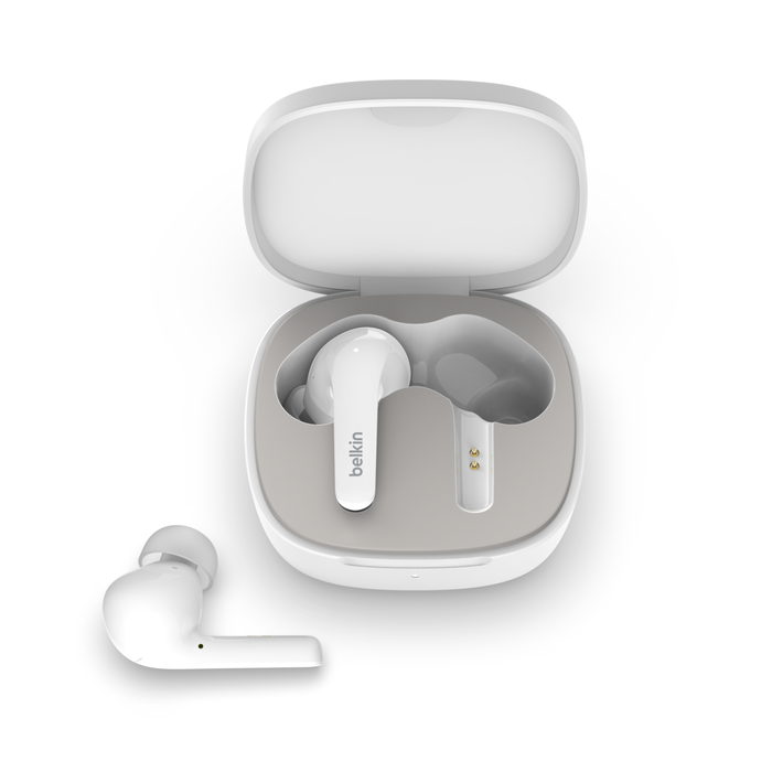 Belkin Soundform Flow TWS Earbuds (White, AUC006BT) Belkin