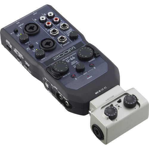 Zoom U-44 Portable 4x4 USB Handy Audio/MIDI Interface Zoom