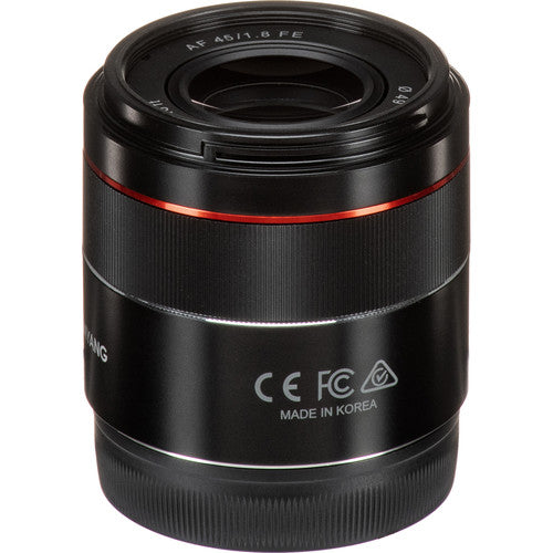 Samyang AF 45mm F1.8 FE Compact Lens for Sony E-Mount SAMYANG