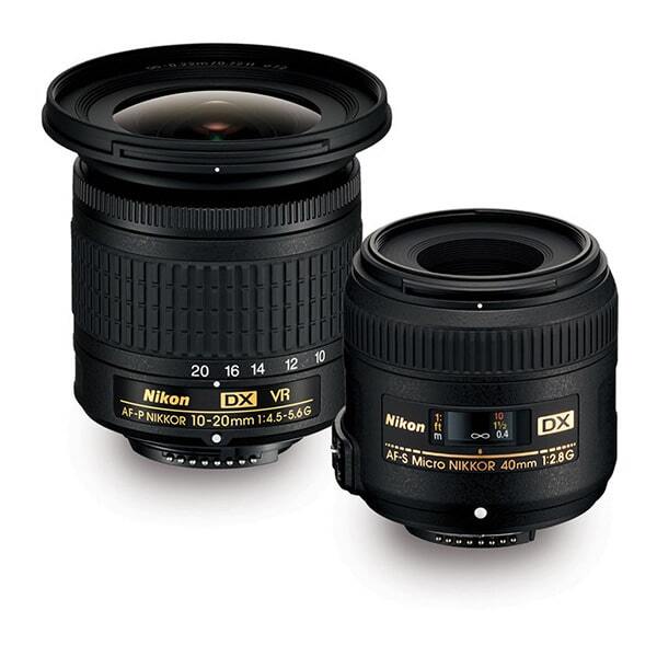 Nikon DX Landscape and Portrait Kit 10-20mm f/4.5-5.6G VR + 40mm F/2.8G Lenses Nikon