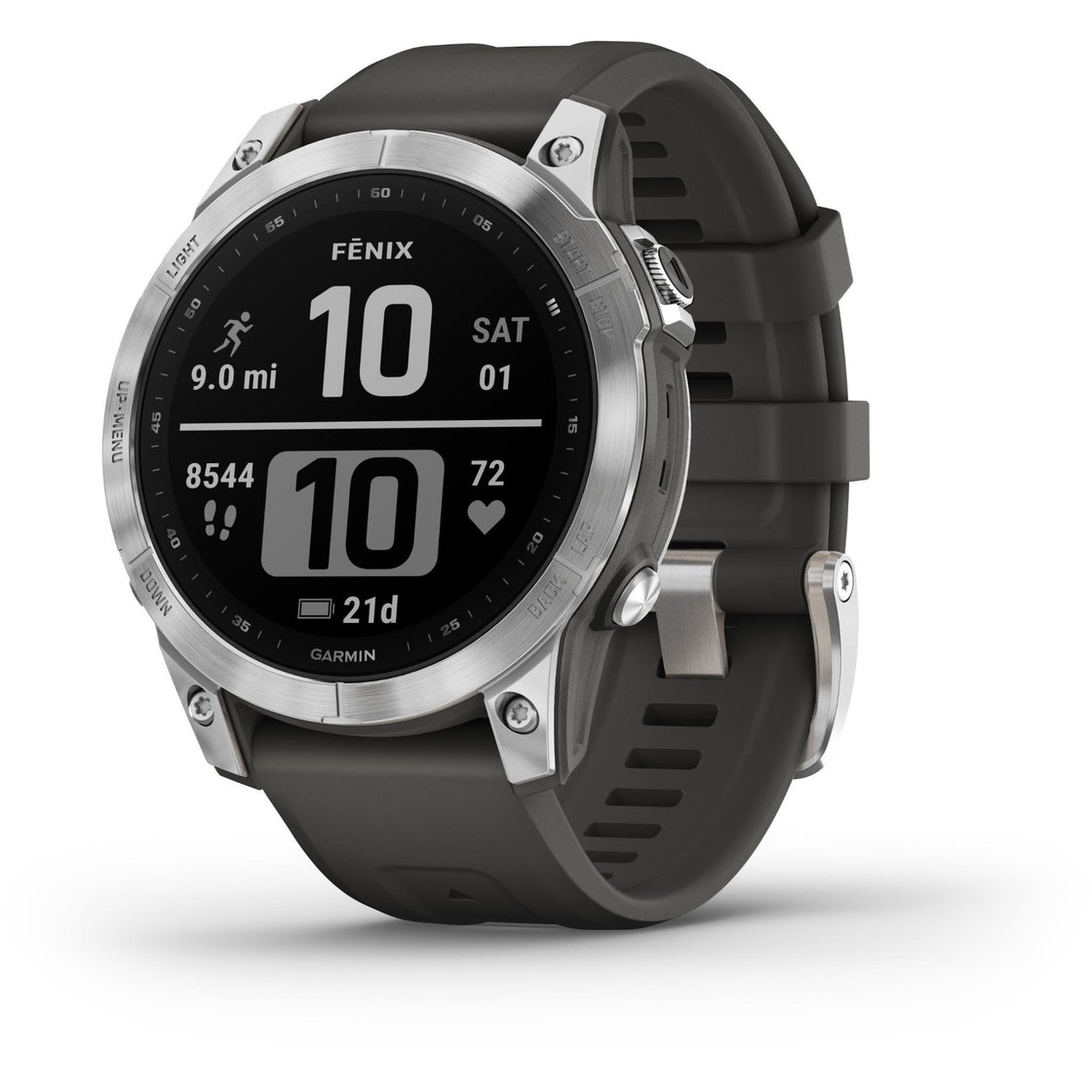 Garmin Fenix 7 Multisport GPS Watch - Silver Garmin