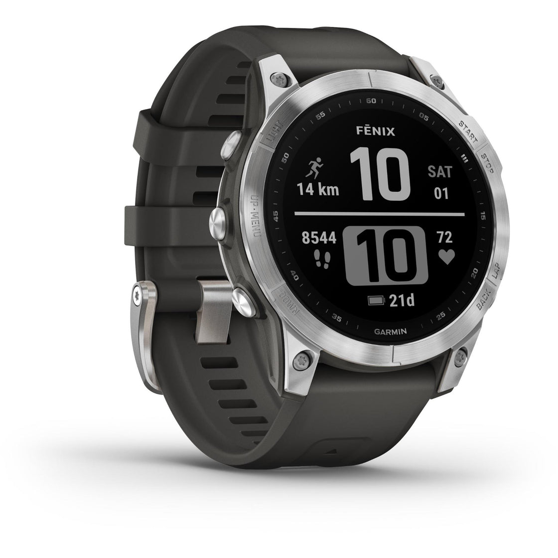 Garmin Fenix 7 Multisport GPS Watch - Silver Garmin