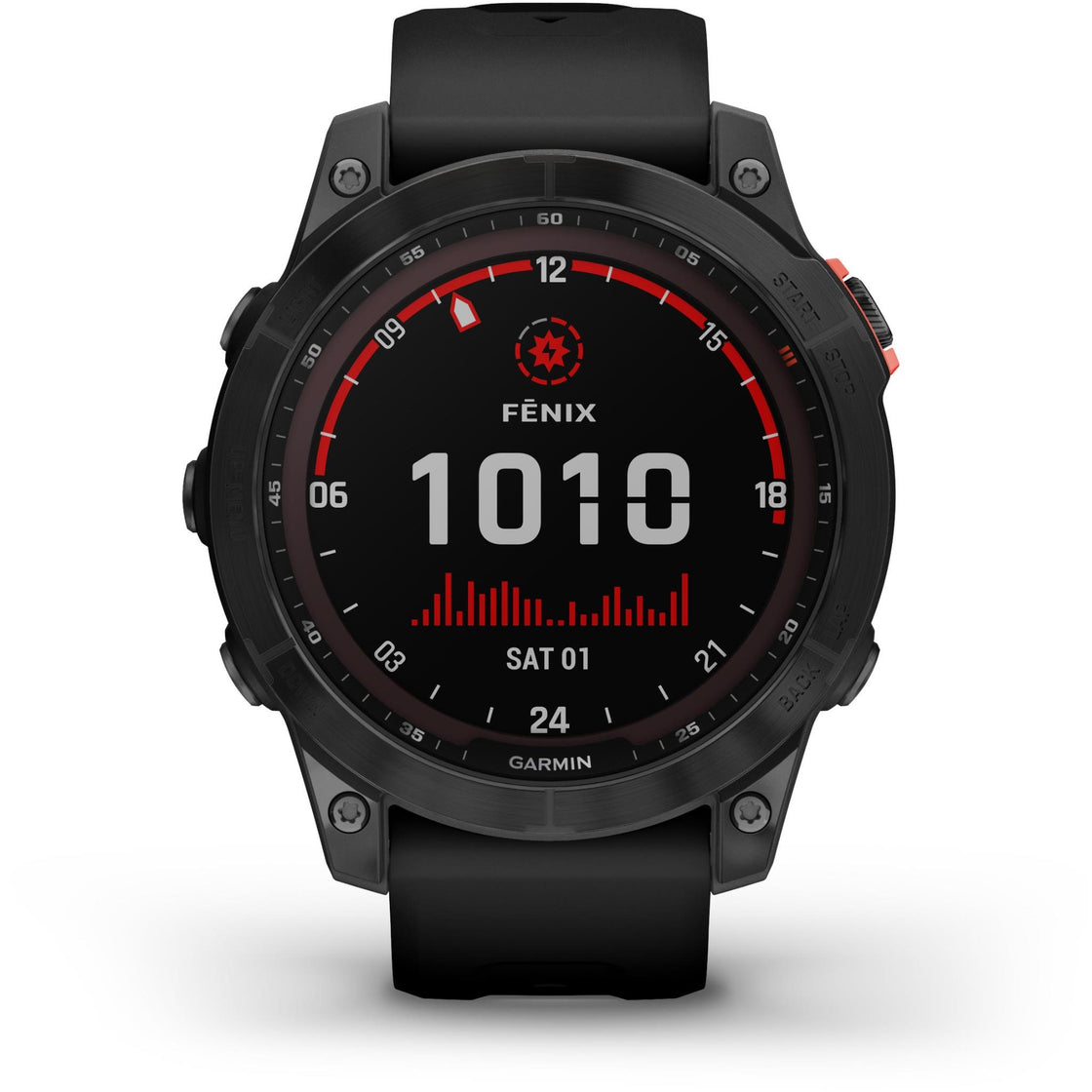 Garmin Fenix 7 Solar Multisport GPS Watch -  Slate Gray with Black Band Garmin