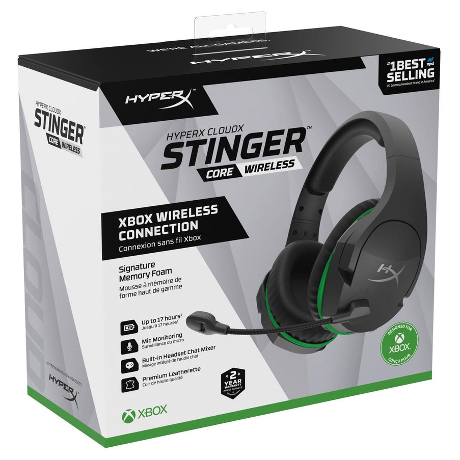 HyperX Cloud Stinger Wireless Gaming Headset - Black HyperX