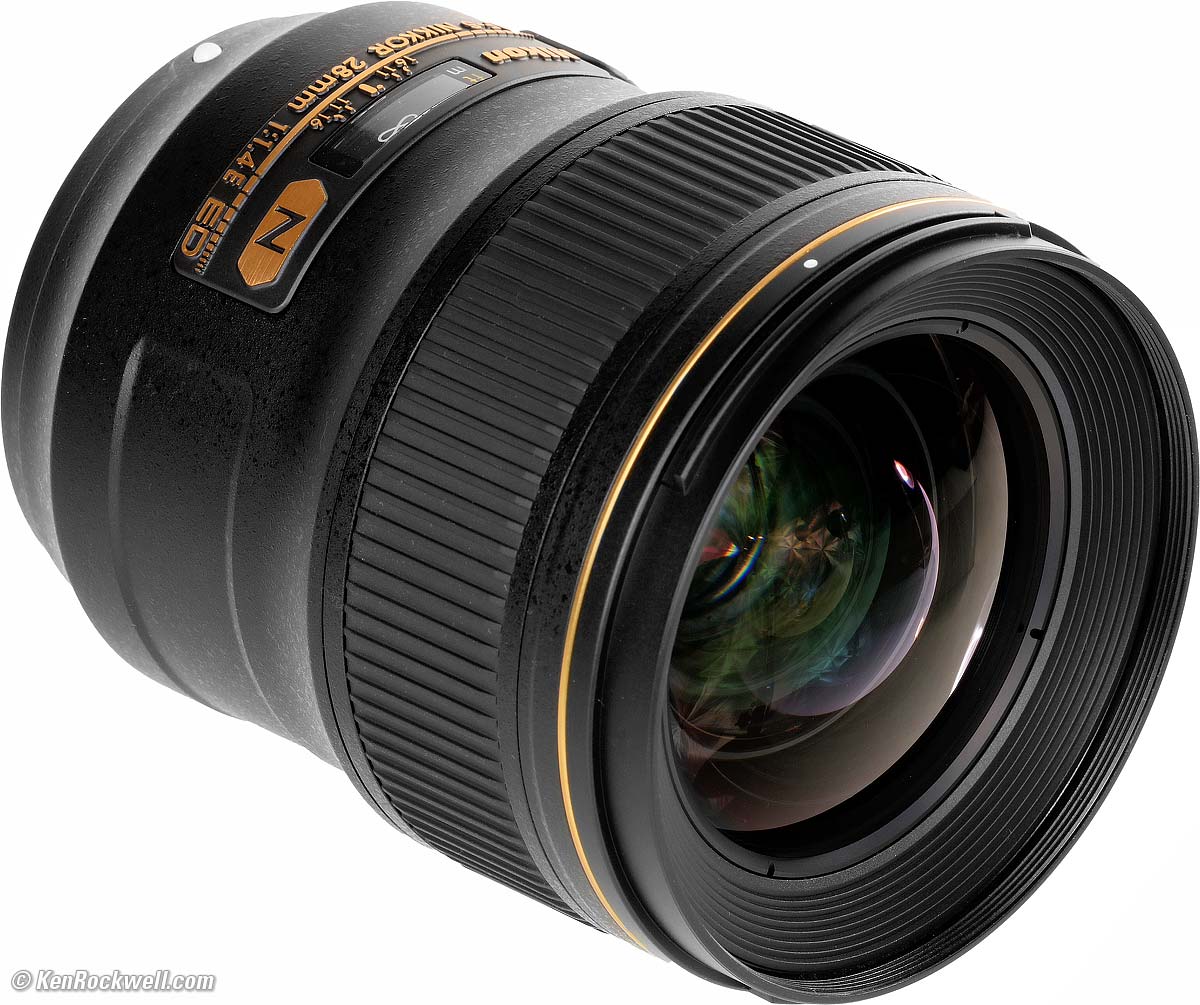 Nikon AF-S NIKKOR 28mm f/1.4E ED Lens (Black) Nikon