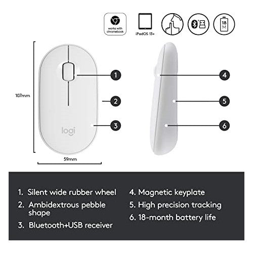 Logitech M350 Pebble Wireless Mouse Logitech