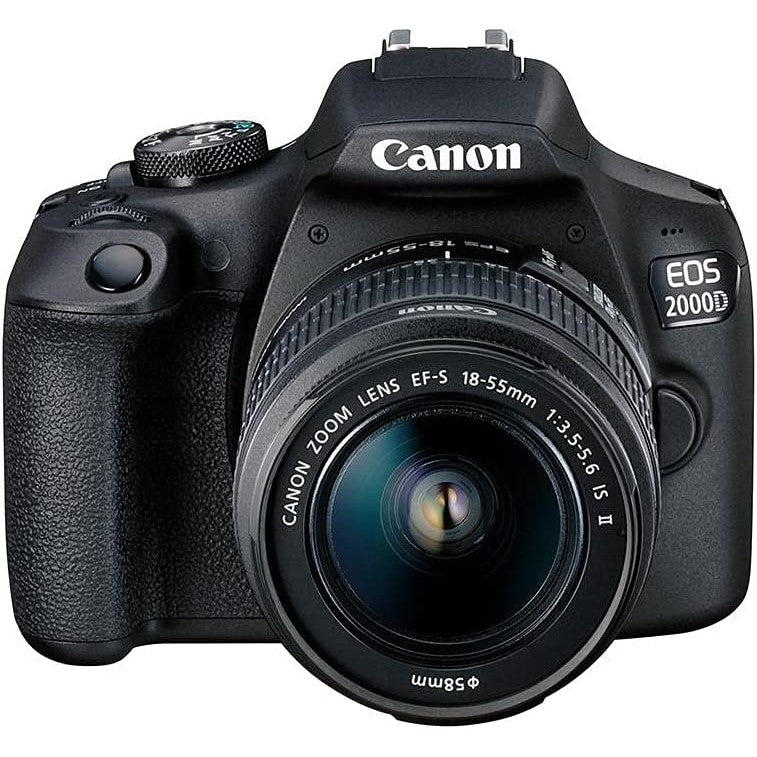 Canon EOS 2000D Kit (EF-S 18-55mm IS II) DSLR Camera - Black Canon