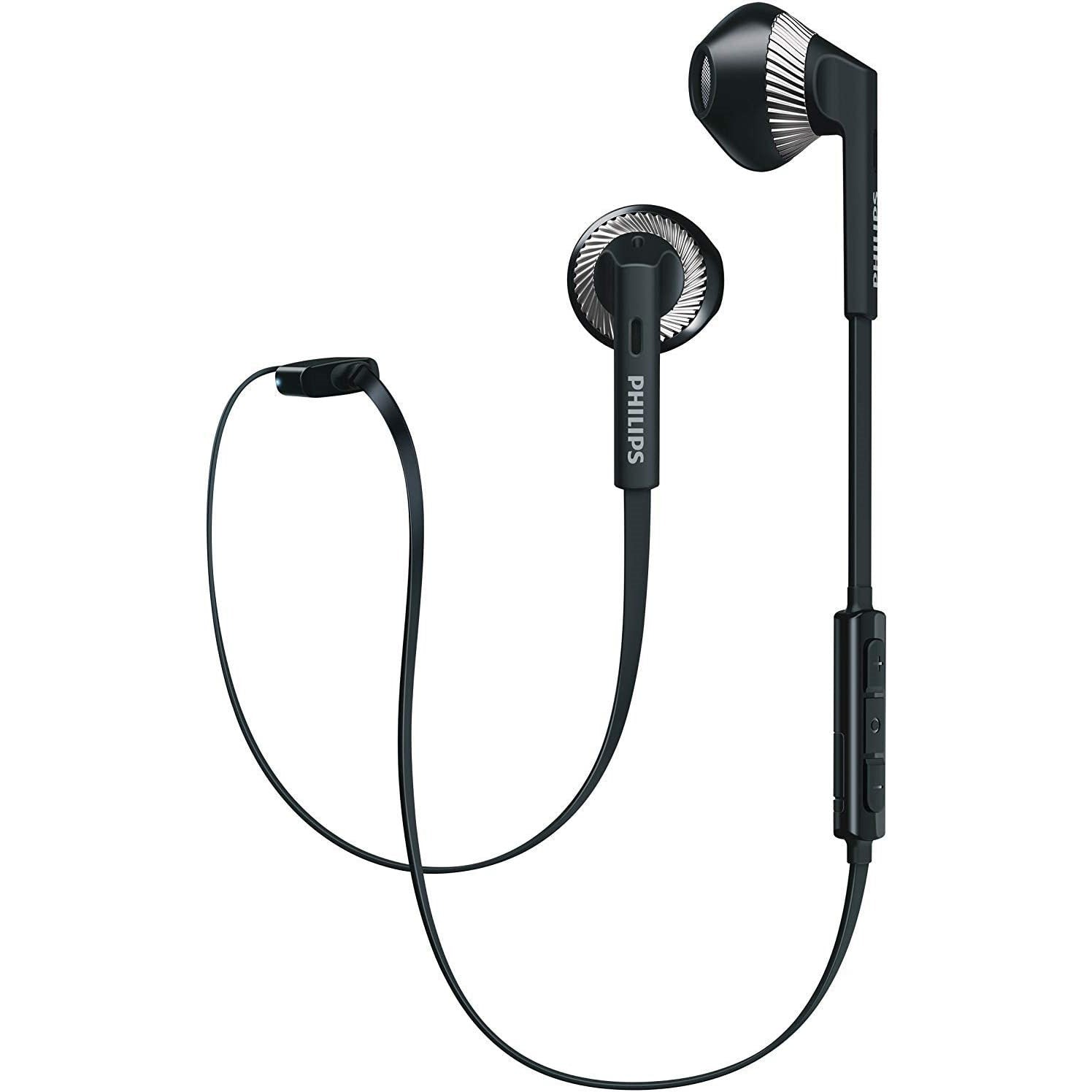 Philips Wireless Bluetooth Earphones (SHB5250BK ) - Black Philips