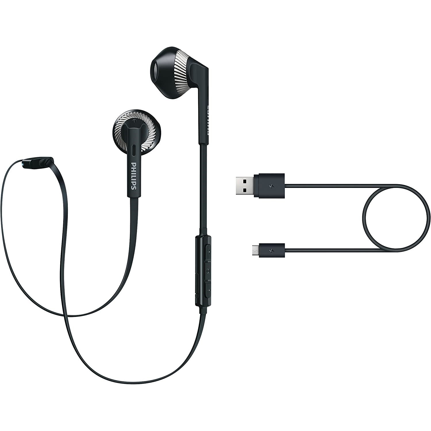 Philips Wireless Bluetooth Earphones (SHB5250BK ) - Black Philips