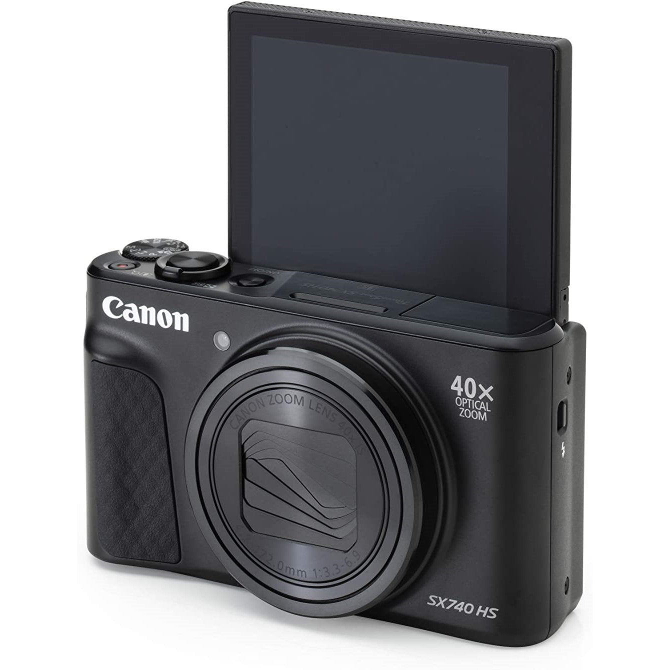 Canon PowerShot SX740 HS Digital Camera - Black Canon