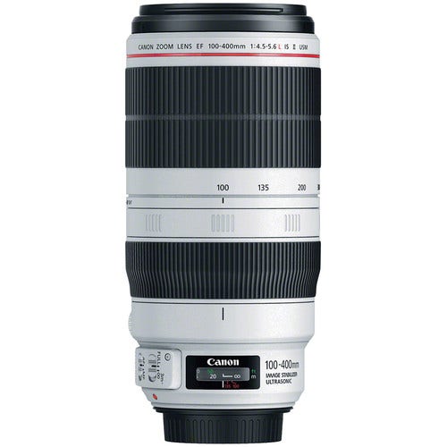 Canon EF 100-400mm f/4.5-5.6L II IS USM Camera Lens - White Canon