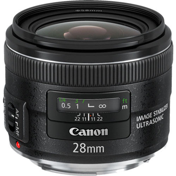 Canon EF 28mm f/2.8 IS USM Camera Lens - Black Canon