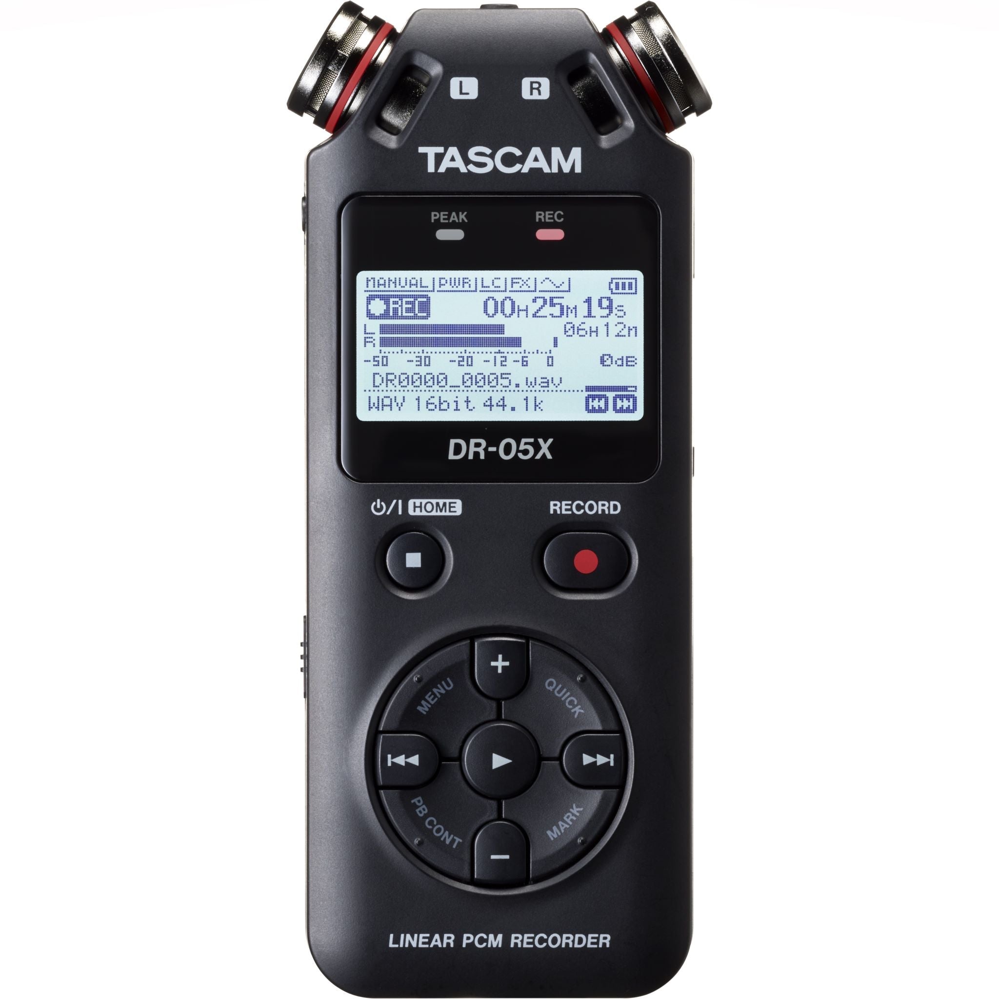 Tascam DR-05X Stereo Handheld Digital Audio Recorder and USB Audio Interface Tascam