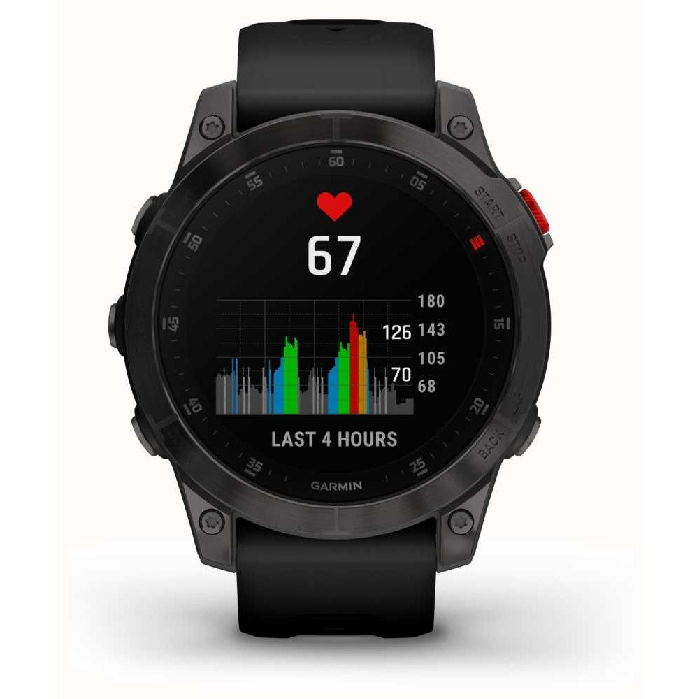 Garmin Epix Gen 2 Black, Carbon Gray DLC TI with Silicone Band Garmin