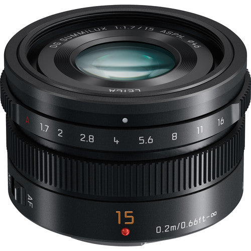 Panasonic Leica DG Summilux 15mm f/1.7 ASPH. Lens Panasonic