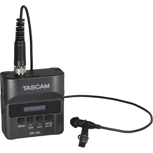 Tascam DR-10L Micro Portable Audio Recorder with Lavalier Microphone Tascam